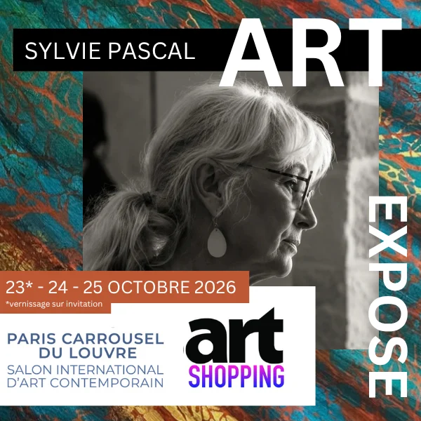 Peinture originale de Sylvie Pascal sélectionnée pour Art Shopping 2026