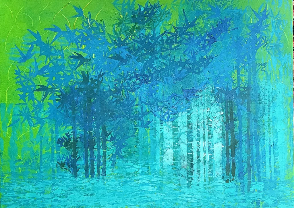 Forêt bleue