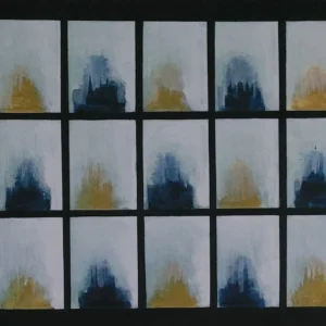 Harmonie japonaise bleue n°7