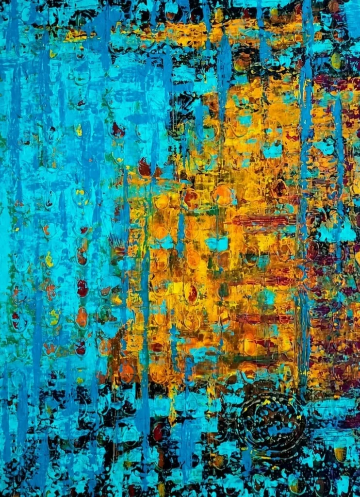 Incendie abstrait n°2